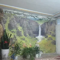 نقاشی ساختمان و نصاب کاغذ دیواری