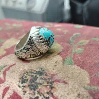 انگشتر شجر ،باباقوری، فیروزه، عقیق.