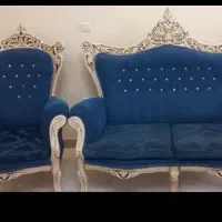 مبل و غذا خوری رنگ ابی|مبلمان خانگی و میز عسلی|تهران, امامت|دیوار