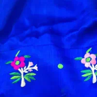 گل‌دوزی‌با‌نخ‌ابریشم‌اصل