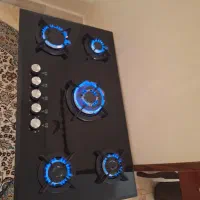 گاز توکار شیشه ای 5شعله توربولاین ایتالیا|اجاق گاز و لوازم برقی پختوپز|تهران, زیبادشت|دیوار