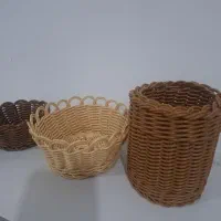 بافت انواع سبد های ارغوان بافی