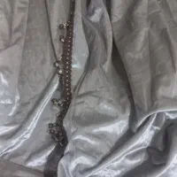 پرده پذیرایی پارچه مخمل شانل