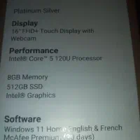 لپ تاپ جدید دل ۱۶|رایانه همراه|شیراز, دروازه قران|دیوار