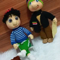 عروسک های بافتنی و سرآشپز نمدی