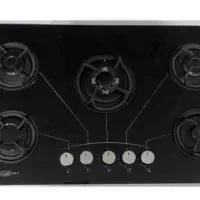 گاز رو میزی پنج شعله شیشه ایی