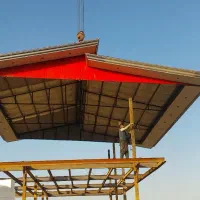 جوشکاری اسکلت و شیروانی سوله سردری