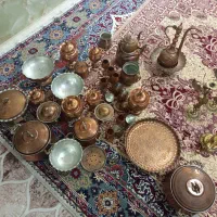 ظروف مسی و برنز در حد نو استفاده نشده