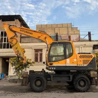 بیل میکانیکی هیوندای W140 لاستیکی خط 9 مدل 2016