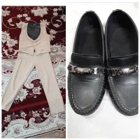 جلیقه شلوار و کالج پسرانه سایز ۳۷ باهم ۳۰۰ هزار