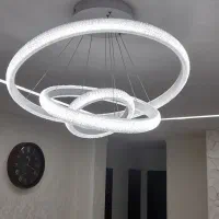 لوستر سه حلقه|لوستر و چراغ آویز|رشت, رودباری|دیوار