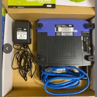 روترلینکسیس+اداپتورLinksys+کارت شبکه+باطری+دیسکت|مودم و تجهیزات شبکه|تهران, شهرآرا|دیوار