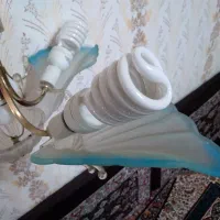 لوستری ۳شعله کریستالی|لوستر و چراغ آویز|لنگرود, |دیوار