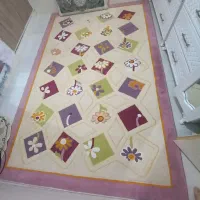 گلیم شش متری گل برجسته
