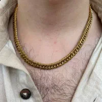 آکسسوری مردانه زنانه زنجیر استیل رنگ ثابت و سنگی