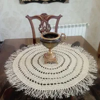 رومیزی و رانر و عسلی دستبافت رافیا
