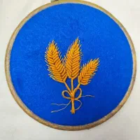 تابلو گندم گلدوزی شده با دست