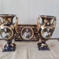 فروشگاه وخریدار ظروف قدیمی مرغی سرمه ای گلمرغی|ظروف سرو و پذیرایی|اصفهان, نقش جهان|دیوار