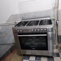 فرگاز  سینجر تمام استیل تمیز وسالم|اجاق گاز و لوازم برقی پخت‌وپز|قم, نخودی|دیوار