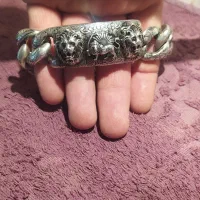 نقره قلمکاری  دستبند