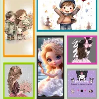 ست خواب نوزاد مخمل ۶تیکه+پرده