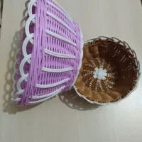 سبد دست بافی سبد بافی|صنایع دستی و سایر لوازم تزئینی|الیگودرز, |دیوار