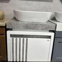 روشویی کابینتی طوسی ۵۵×۴۰
