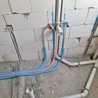 لوله کشی آب فاضلاب پکیج و رادیاتور . گرمایش از کف