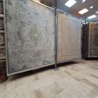 فرش ۹ متری الهه مشکی سبز کلاسیک ترند سال|فرش|مشهد, امیر|دیوار