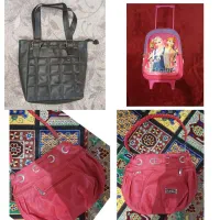 ۳ عدد کیف چرم و برزنتی کاملا درحدنو باجعبه