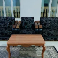 مبل اصل ترکیه ۵ نفره تخت شو به همراه میز عسلی|مبلمان خانگی و میز عسلی|اردبیل, |دیوار