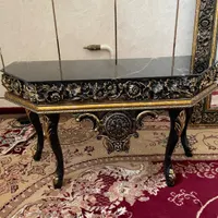 آینه میز وشمعدان