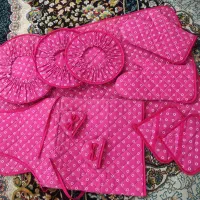 دمکنی صورتی دلبر|سفره، حوله، دستمال آشپزخانه|مشهد, گلشور|دیوار