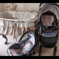 کالسکه و کریر برند گراکو.و تخت کنار مادر