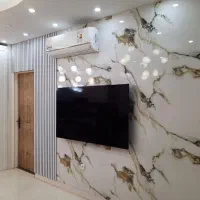 نصب کاغذ دیواری، پوستر سه‌بعدی، کفپوش و ماربل شیت