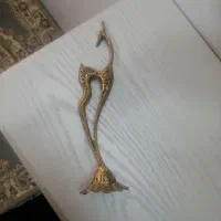 آهو برنز|مجسمه، تندیس، ماکت|قم, باغ شریفی|دیوار