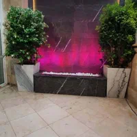 آبنما شیشهای خیس دیوار استیل خیس گرینوال بارانی|مصالح و تجهیزات ساختمان|گلستان (تهران), |دیوار