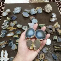 سنگ عقیق راف دکور ویترین نگین انگشتر جواهر