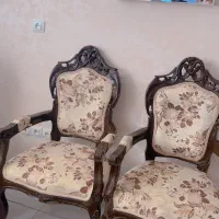 فروش مبل سلطنتی با چوب گردو کاملا سالم|مبلمان خانگی و میز عسلی|الیگودرز, |دیوار