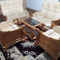 مبل ۶نفری بامیز عسلی