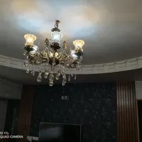 فروش لوستر برنجی 6لامپ