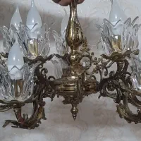 لوستر ۱۰ شعله برنز