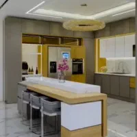 کابینت و کمد mdf هایگلاس نیوکلاسیک|خدمات پیشه و مهارت|اصفهان, آبشار|دیوار