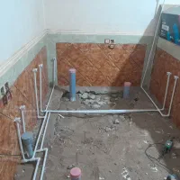 لوله کشی آب وفاضلاب.نصب پمپ منبع.شیرالات.آبگرمکن