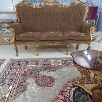 مبل نه نفره راحتی درحدنو با میز مبلمان سلطنتی|مبلمان خانگی و میز عسلی|نجف‌آباد, کهریزسنگ|دیوار