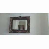 آینه قاب دار قهوه ای ،طلایی و بدون قاب