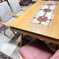 میز و صندلی ۶ نفره راش