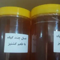 عسل چندگیاه باطعم گشنیز حدودا یک کیلویی