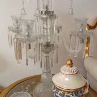 فروش یک عدد گلدان تراش و شمعدان باکارات