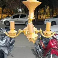 دو عدد لوستر|لوستر و چراغ آویز|یزد, |دیوار